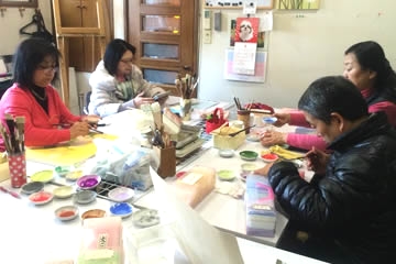 絵布包楽（ENUBOULLA）＆さんぽみち　美術押絵と日本画教室工房　_3