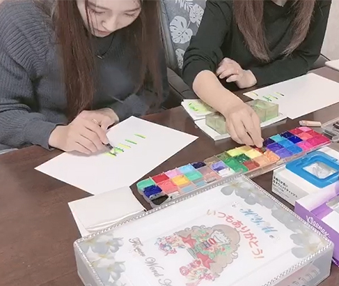 Flower Word Art 教室