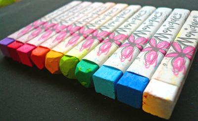 彩チョークアート