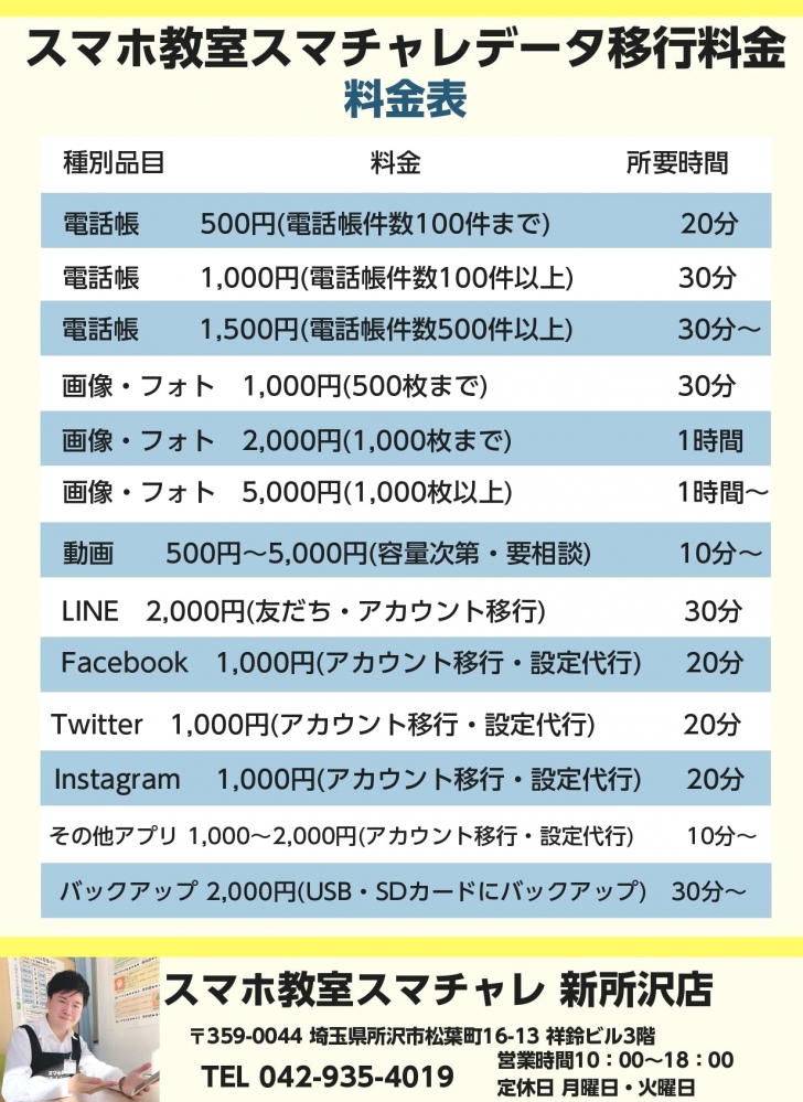 スマホ教室　スマチャレ新所沢店_3