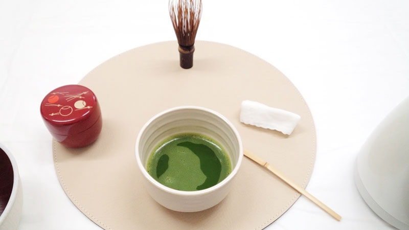 テーブルで行う茶道教室_1