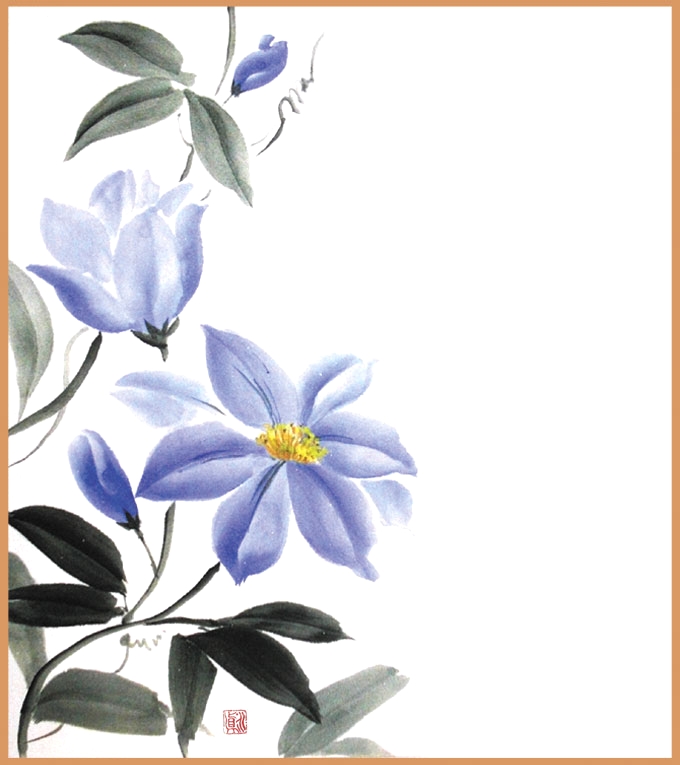 墨彩・墨絵　京阪守口教室_2