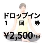 ドロップイン（1回券）￥2,500