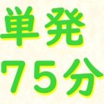 単発レッスン75分